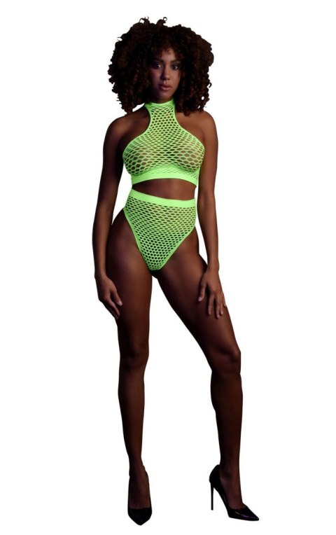 Ouch! - Komplet - Turtle Neck and High Waist Slip XS/ XL Ouch! - Komplet - Turtle Neck and High Waist Slip XS/ XL
