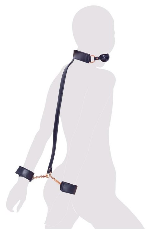 Bad Kitty Ball Gag+Cuffs rose Bad Kitty Ball Gag+Cuffs rose