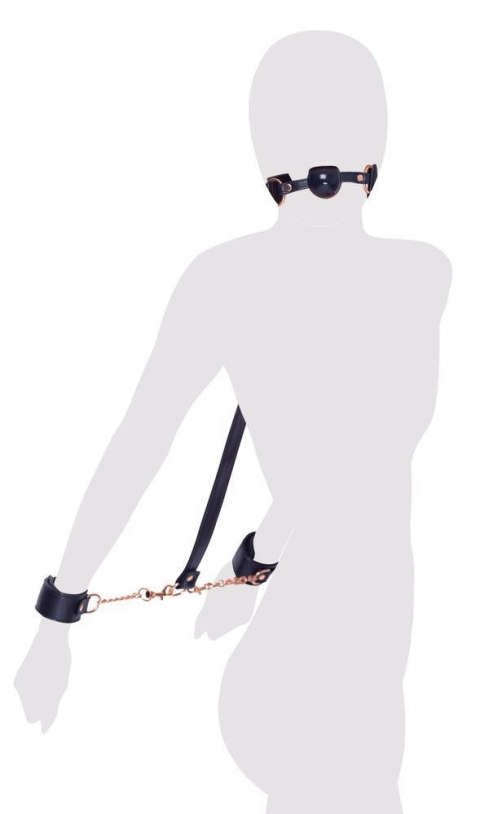 Bad Kitty Ball Gag+Cuffs rose Bad Kitty Ball Gag+Cuffs rose