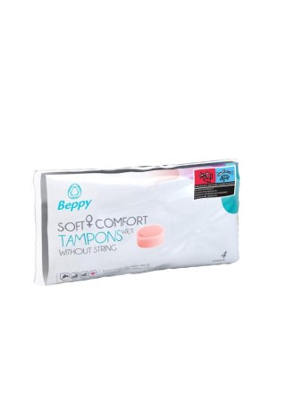 Tampony - Beppy Soft & Comfort Wet 4pcs Natural