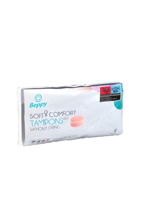 Tampony - Beppy Soft & Comfort Wet 4pcs Natural Tampony - Beppy Soft & Comfort Wet 4pcs Natural