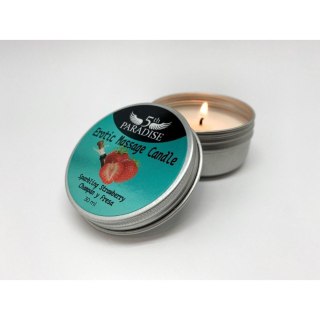 5th Paradise - Świeca do masażu - Erotic Massage Candle Sparkling Strawberry 30ml