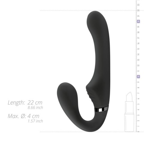 No-Parts - Avery Strapless Strap-On Vibrating Dildo - 22 cm No-Parts - Avery Strapless Strap-On Vibrating Dildo - 22 cm
