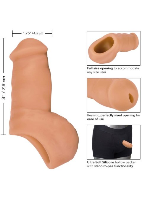 Soft Silicone Stand-To-Pee Caramel skin tone Soft Silicone Stand-To-Pee Caramel skin tone