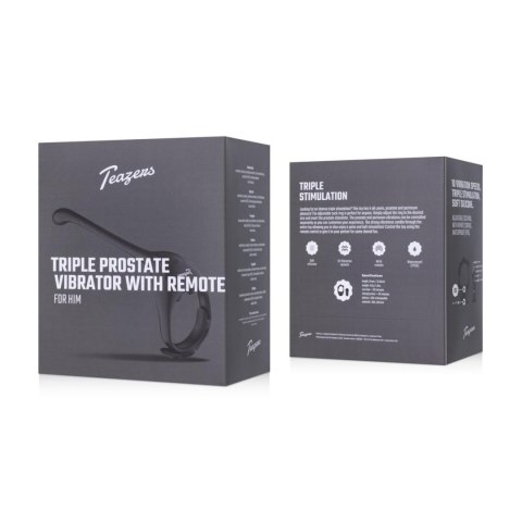 Teazers Triple Prostate Vibrator with Remote Teazers Triple Prostate Vibrator with Remote