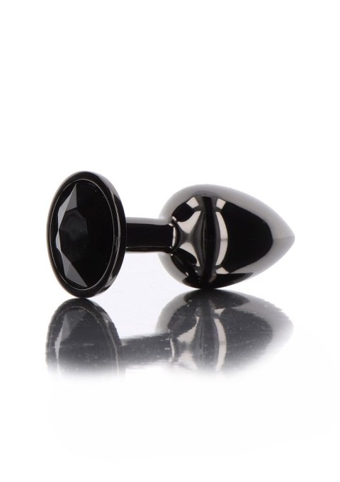 Butt Plug With Diamond Jewel M Black Butt Plug With Diamond Jewel M Black