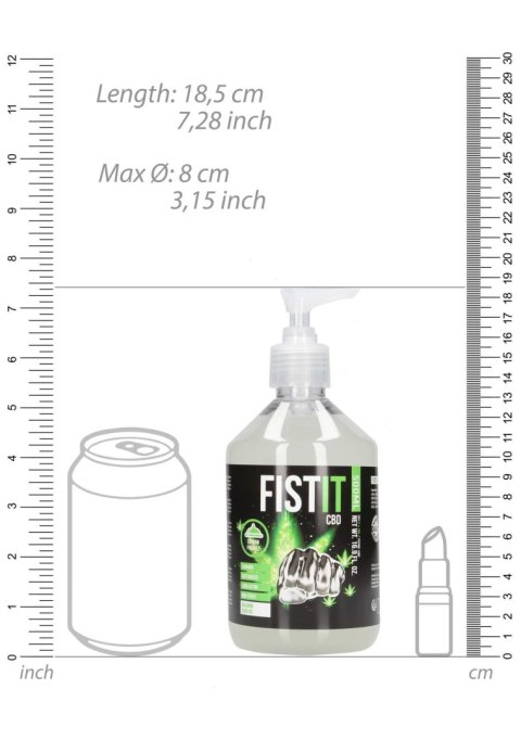 Fist It - Żel do fistingu - CBD Lubricant - 500 ml- Pump