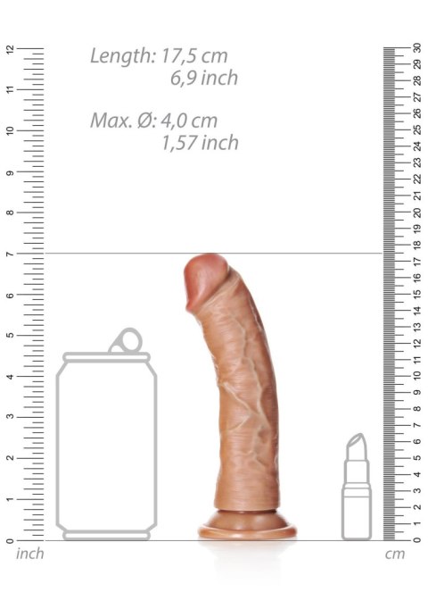 Curved Realistic Dildo with Suction Cup - 6""""/ 15,5 cm Curved Realistic Dildo with Suction Cup - 6""""/ 15,5 cm