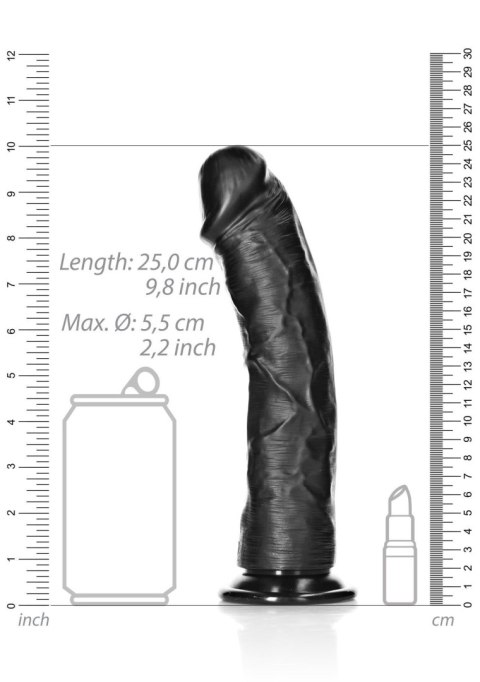 Curved Realistic Dildo with Suction Cup - 9""""/ 23 cm Curved Realistic Dildo with Suction Cup - 9""""/ 23 cm