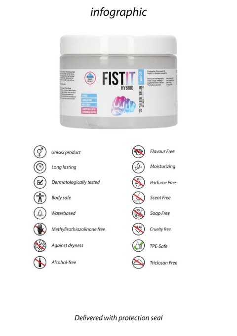 Fist It - Żel hybrydowy do fistingu - Hybrid - 500 ml Fist It - Żel hybrydowy do fistingu - Hybrid - 500 ml