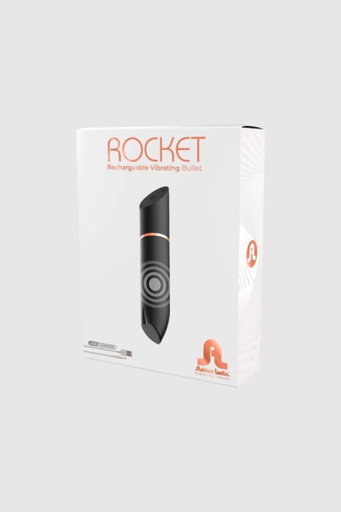 Rocket Black Rechargeable Bullet Rocket Black Rechargeable Bullet