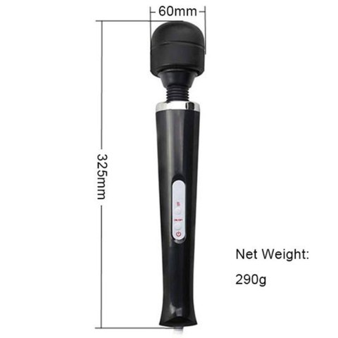 Stymulator-Magic Massager Wand Cable 110-240V Black 10 Function Stymulator-Magic Massager Wand Cable 110-240V Black 10 Function