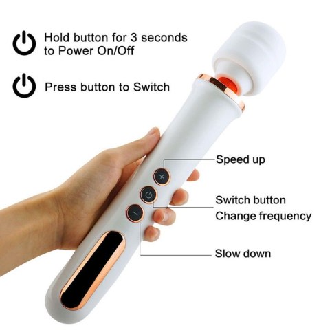 Stymulator-Massager Super Powerful USB Black 10 Function Stymulator-Massager Super Powerful USB Black 10 Function
