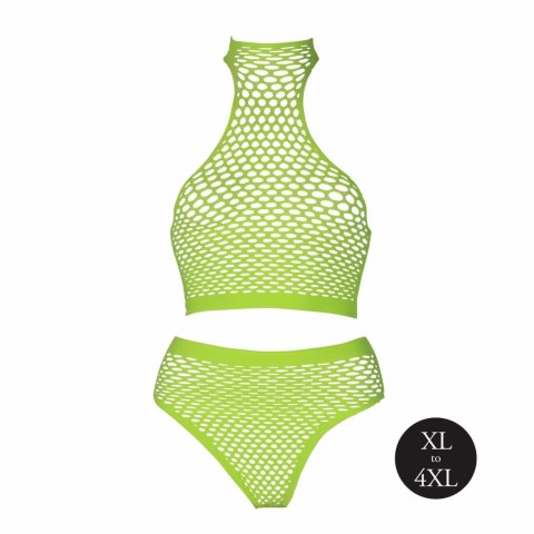 Ouch! - Komplet - Turtle Neck and High Waist Slip XL/XXXXL Ouch! - Komplet - Turtle Neck and High Waist Slip XL/XXXXL
