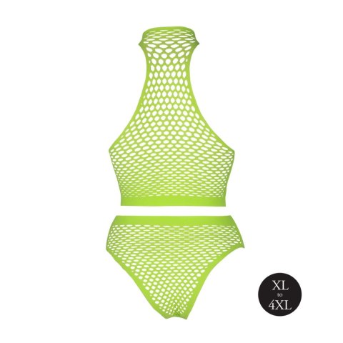 Ouch! - Komplet - Turtle Neck and High Waist Slip XL/XXXXL Ouch! - Komplet - Turtle Neck and High Waist Slip XL/XXXXL
