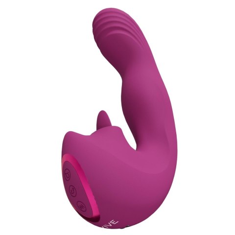 VIVE - Yumi - Rechargeable Triple Motor - G-Spot Finger Motion Vibrator and Flickering Tongue Stimulator VIVE - Yumi - Rechargeable Triple Motor - G-Spot Finger Motion Vibrator and Flickering Tongue Stimulator