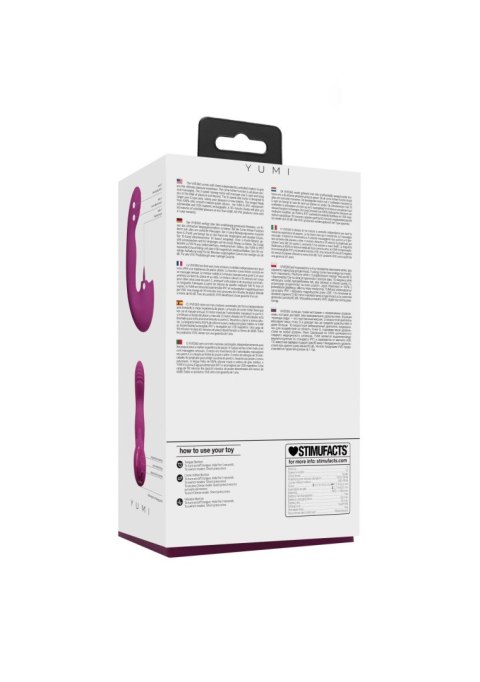 VIVE - Yumi - Rechargeable Triple Motor - G-Spot Finger Motion Vibrator and Flickering Tongue Stimulator VIVE - Yumi - Rechargeable Triple Motor - G-Spot Finger Motion Vibrator and Flickering Tongue Stimulator