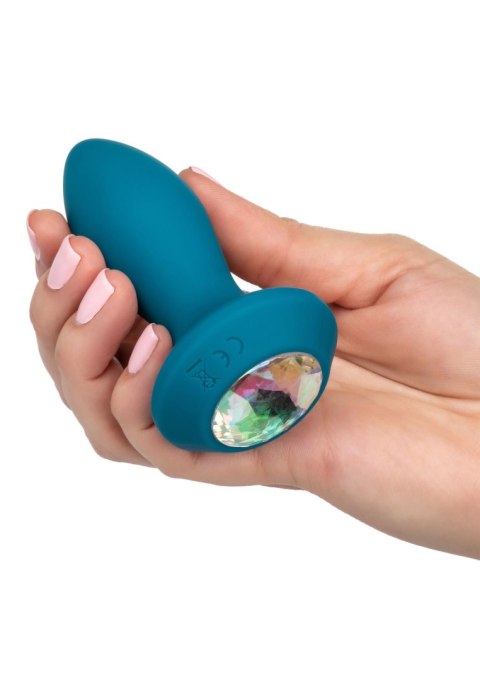 Vibrating Petite Crystal Probe Blue Vibrating Petite Crystal Probe Blue