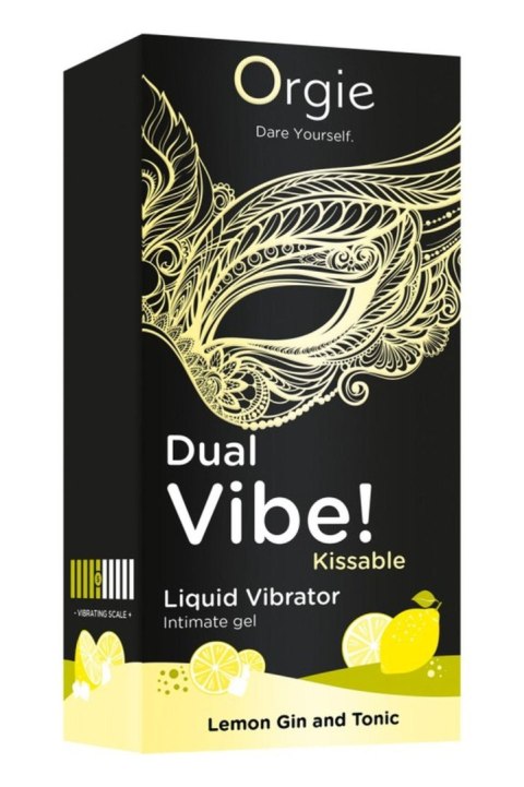 Dual Vibe! Kissable Liquid Vibrating Lemon Gin And Tonic Dual Vibe! Kissable Liquid Vibrating Lemon Gin And Tonic