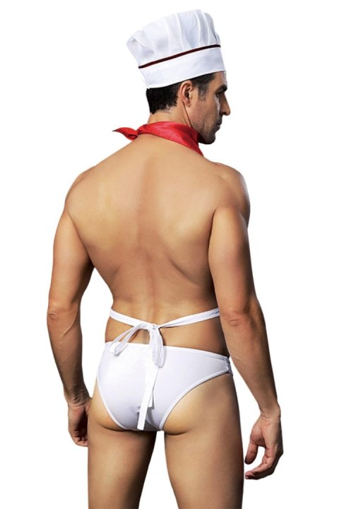Kostium Kucharz - COOK OUTFIT 4 PCS WHITE TU (Size: TU) Kostium Kucharz - COOK OUTFIT 4 PCS WHITE TU (Size: TU)