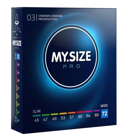 Prezerwatywy - MY.SIZE PRO 72mm 3 szt