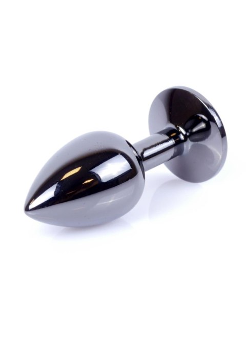Plug-Jewellery Dark Silver PLUG- Clear Plug-Jewellery Dark Silver PLUG- Clear