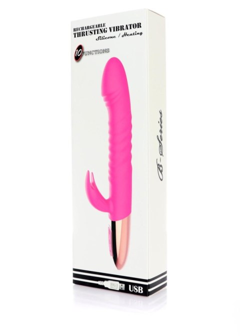 Wibrator - Rechargeable Thrusting Vibrator USB 10 Functions - Heating Wibrator - Rechargeable Thrusting Vibrator USB 10 Functions - Heating