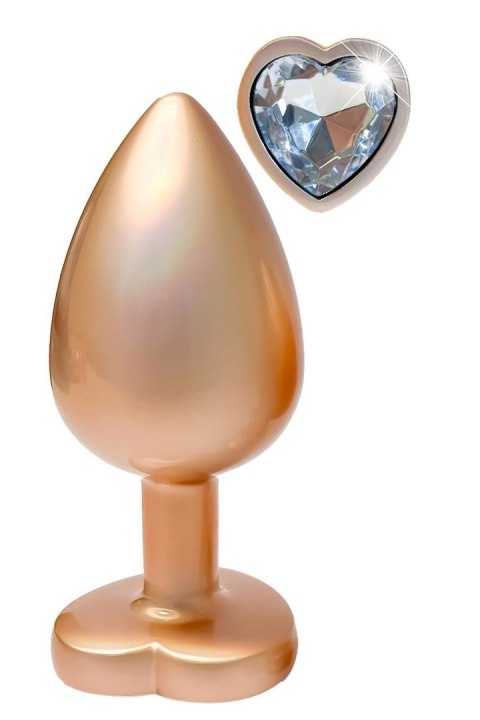GLEAMING LOVE MATTE GOLD PLUG LARGE GLEAMING LOVE MATTE GOLD PLUG LARGE