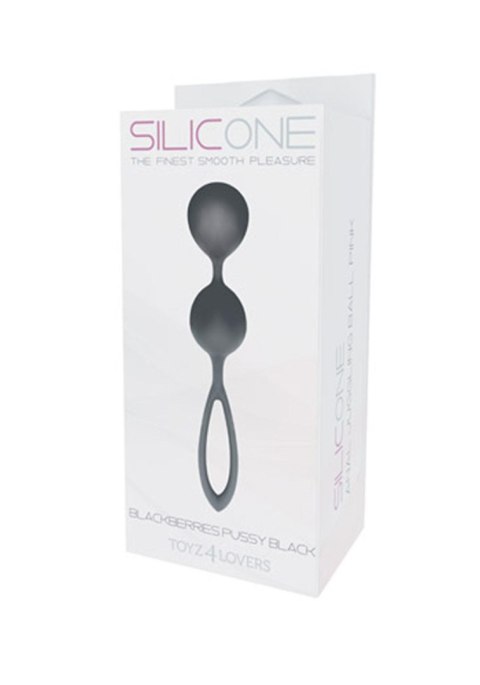Kulki-PALLINE BLACKBERRIES PUSSY SILICONE BLACK Kulki-PALLINE BLACKBERRIES PUSSY SILICONE BLACK