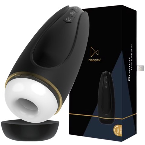 Masturbator - Nappex™ Branco Black - Premium Mastubators (10 Languages Masturbator - Nappex™ Branco Black - Premium Mastubators (10 Languages