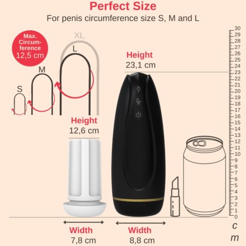 Masturbator - Nappex™ Branco Black - Premium Mastubators (10 Languages Masturbator - Nappex™ Branco Black - Premium Mastubators (10 Languages