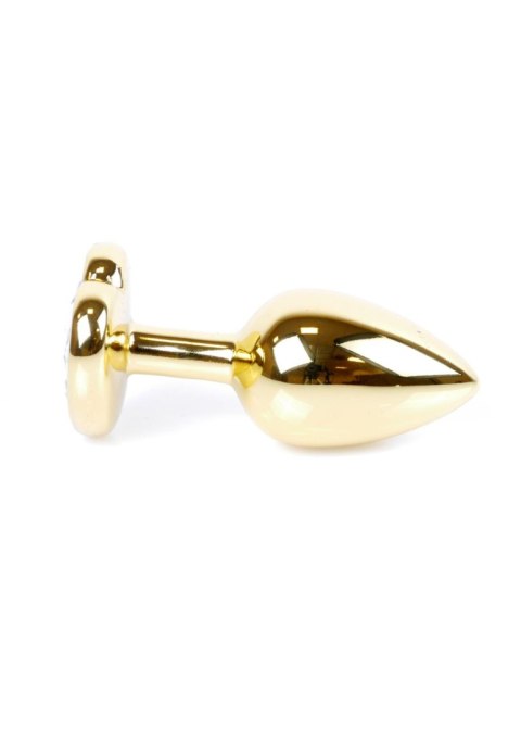 Plug-Jewellery Gold Heart PLUG- Green Plug-Jewellery Gold Heart PLUG- Green