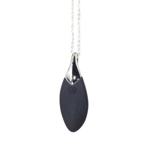 Vibrating necklace Liberty Leaf Black Vibrating necklace Liberty Leaf Black