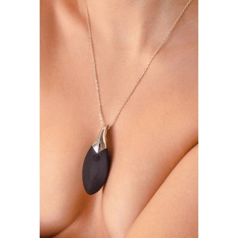 Vibrating necklace Liberty Leaf Black Vibrating necklace Liberty Leaf Black