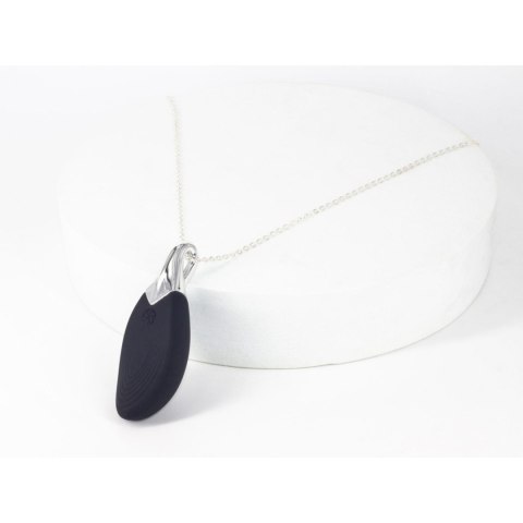 Vibrating necklace Liberty Leaf Black Vibrating necklace Liberty Leaf Black