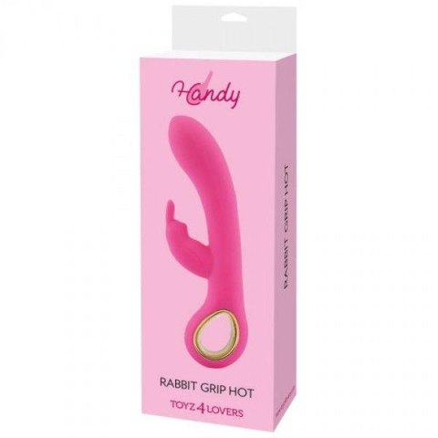 Wibrator-VIBRATORE RABBIT HANDY RISCALDANTE RABBIT GRIP HOT PINK Wibrator-VIBRATORE RABBIT HANDY RISCALDANTE RABBIT GRIP HOT PINK