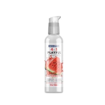 Swiss Navy 4 in 1 Lubricant with Watermelon Flavor 118 ml