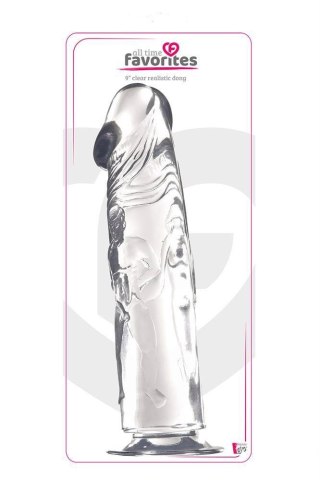 Dildo żelowe - ALL TIME FAVORITES 9" CLEAR DONG