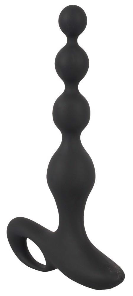 Wibrujący korek analny - Black Velvet Vibrating Anal Beads Wibrujący korek analny - Black Velvet Vibrating Anal Beads