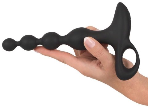 Wibrujący korek analny - Black Velvet Vibrating Anal Beads Wibrujący korek analny - Black Velvet Vibrating Anal Beads