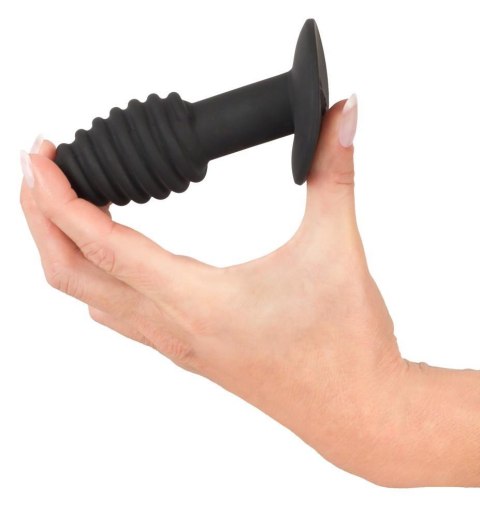 Korek analny wibrujący - Black Velvets Twist butt plug Korek analny wibrujący - Black Velvets Twist butt plug