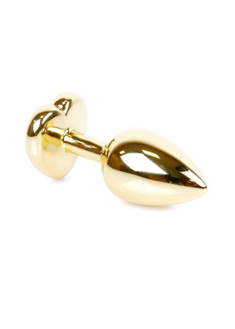 Plug-Jewellery Gold Heart PLUG- Red Plug-Jewellery Gold Heart PLUG- Red