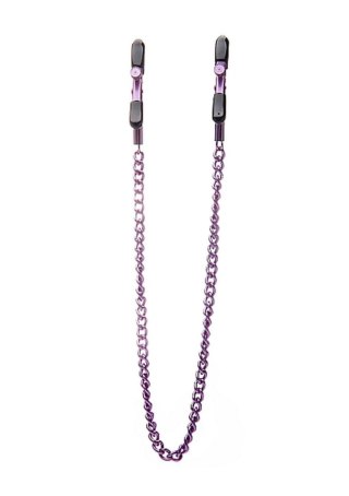 Klipsy na sutki - Adjustable Nipple Clamps - Purple