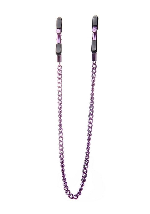 Klipsy na sutki - Adjustable Nipple Clamps - Purple Klipsy na sutki - Adjustable Nipple Clamps - Purple