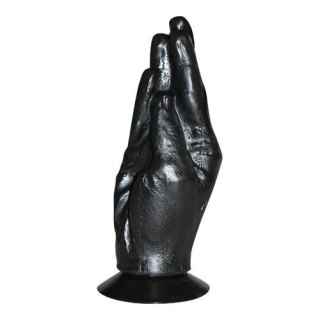 Dildo - All Black Fisting Hand 18 cm