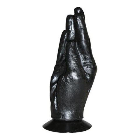Dildo - All Black Fisting Hand 18 cm