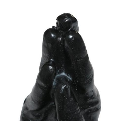 Dildo - All Black Fisting Hand 18 cm