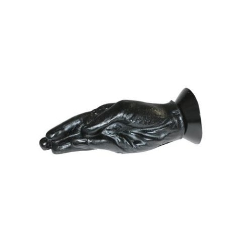 Dildo - All Black Fisting Hand 18 cm