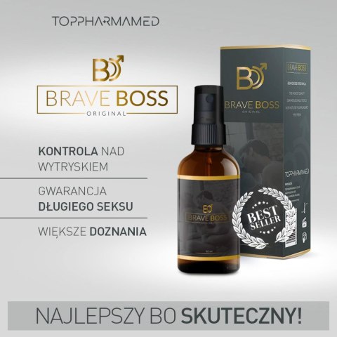 BRAVE BOSS - Spray opóźniający - Original spray 50 ml - WYPRZEDAŻ BRAVE BOSS - Spray opóźniający - Original spray 50 ml - WYPRZEDAŻ