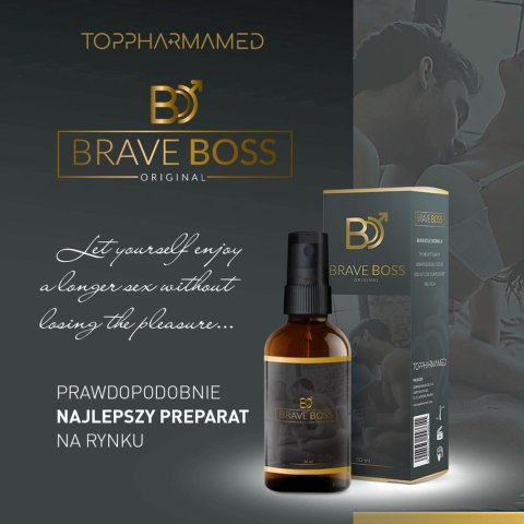 BRAVE BOSS - Spray opóźniający - Original spray 50 ml - WYPRZEDAŻ BRAVE BOSS - Spray opóźniający - Original spray 50 ml - WYPRZEDAŻ